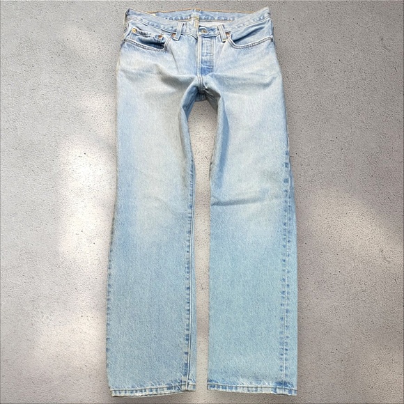 Vtg 60s 70s Levi’s “Big E” 501 Straight Jeans - Picture 2 of 7